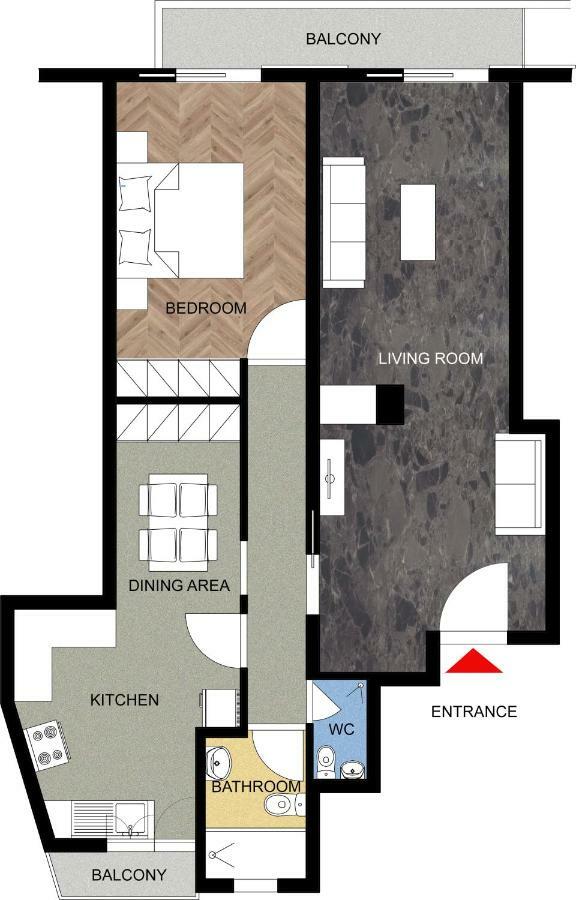 Tranquil Central Apt, Behind Athens Caravel Area Exterior foto
