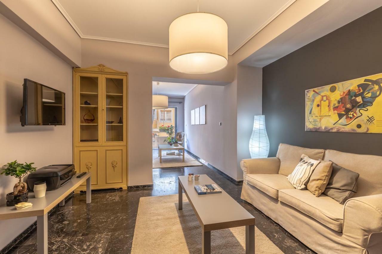 Tranquil Central Apt, Behind Athens Caravel Area Exterior foto