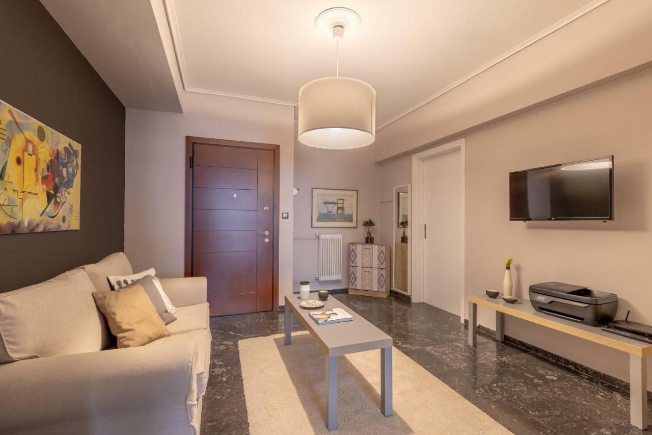 Tranquil Central Apt, Behind Athens Caravel Area Exterior foto